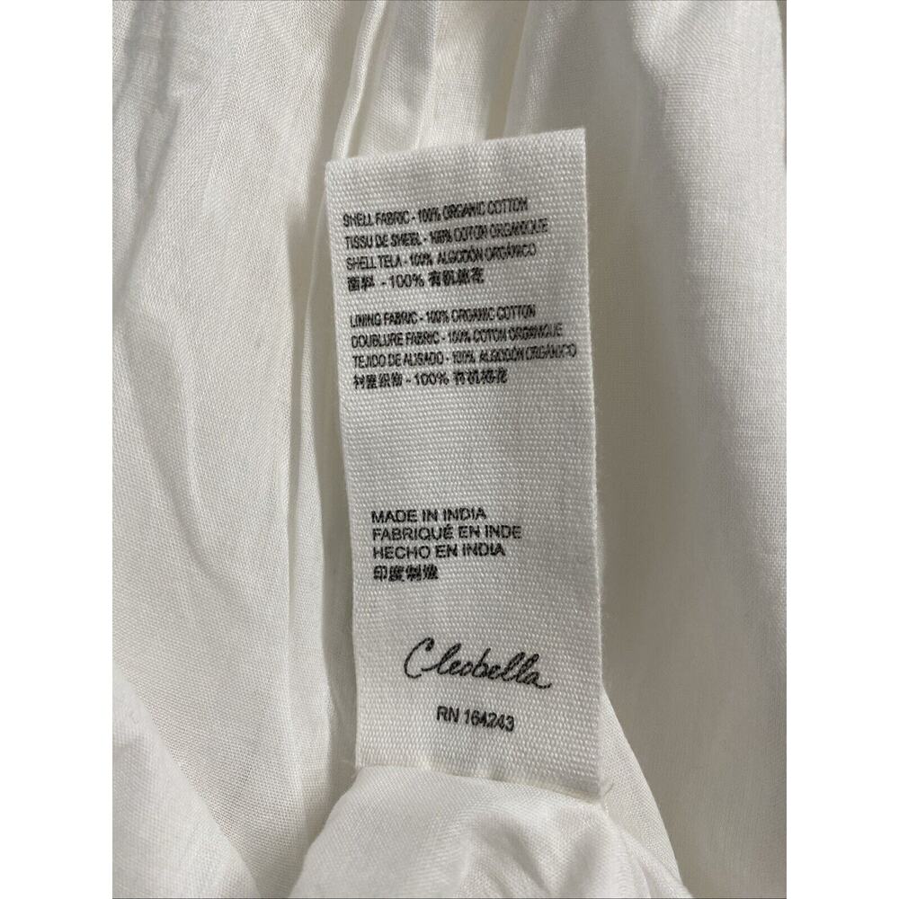 Cleobella White Ruffled Mini Dress - Picture 7 of 9